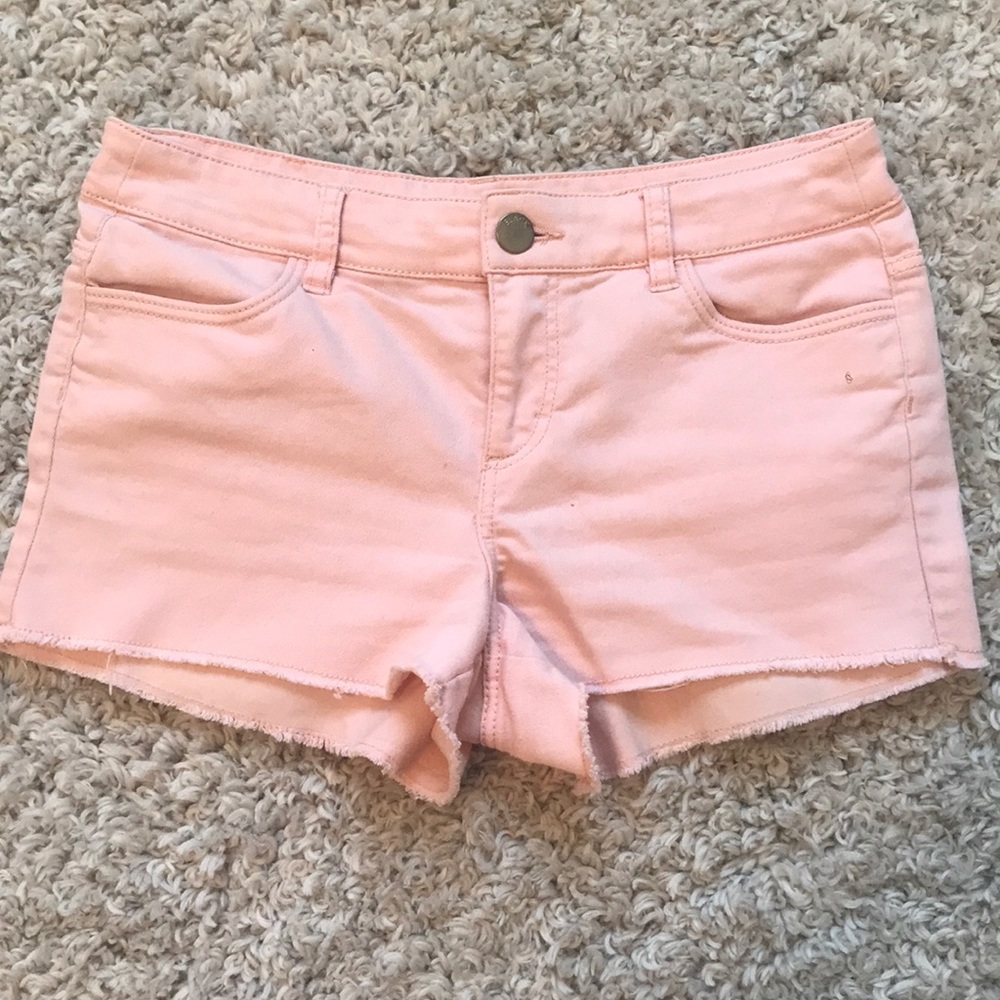 Pink Jean Shorts